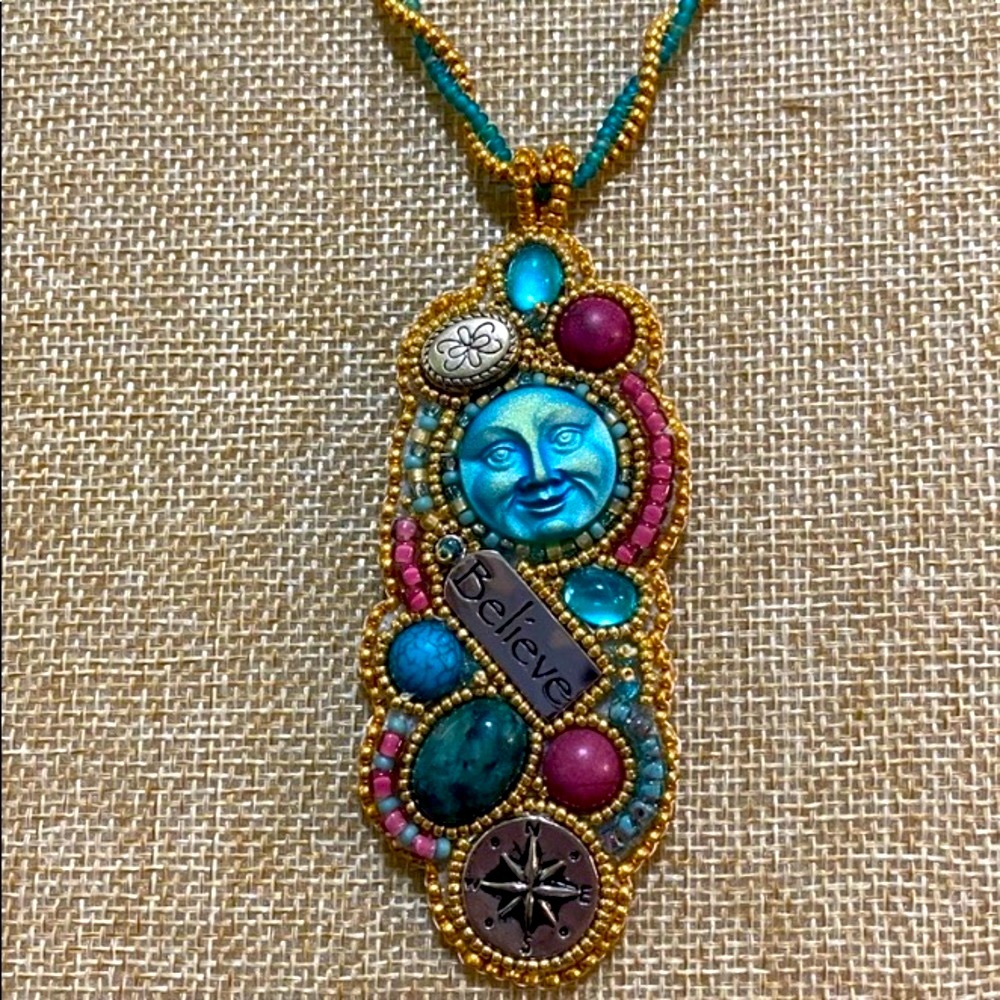 Hand beaded necklace